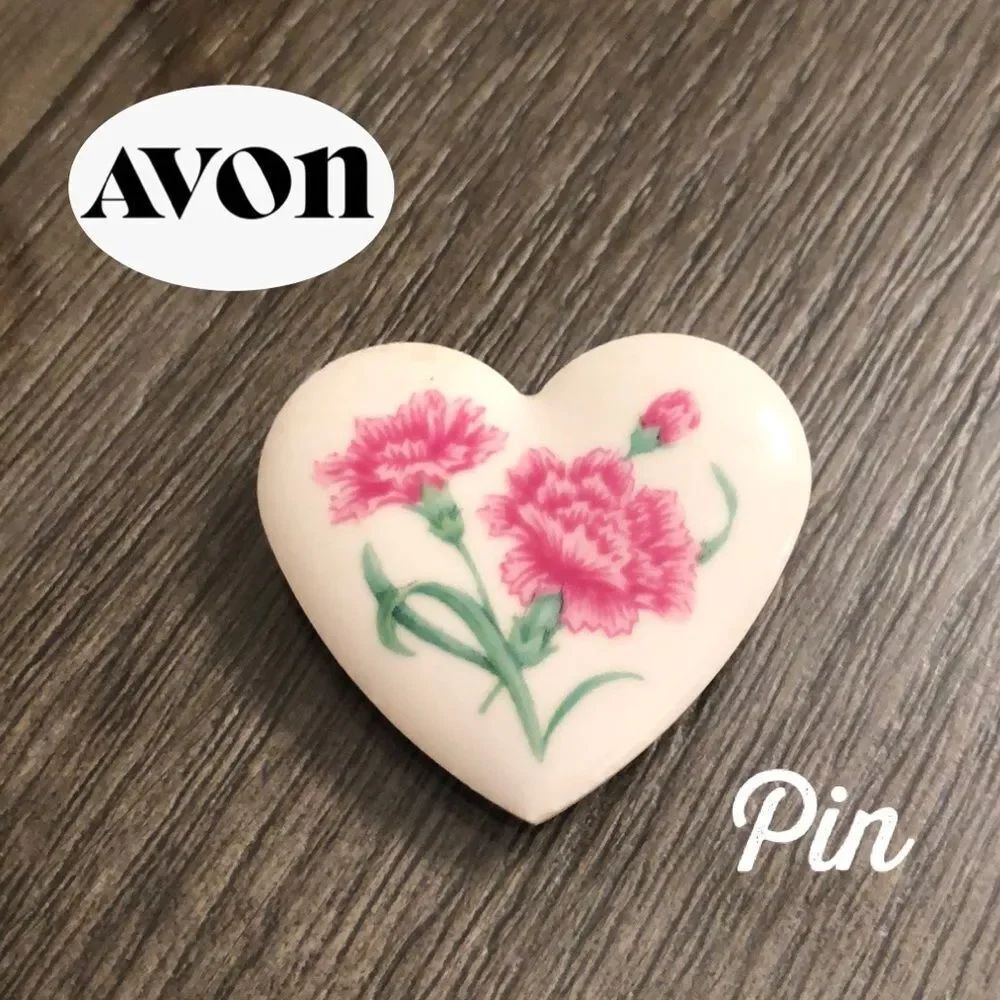 Vintage Avon January Birthday Bouquet Pin